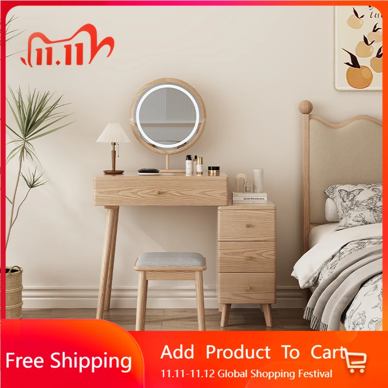 Modern Desgin Dressing Table Wood European Storage Makeup Dressing Table Mirror Cabinet Comoda Pra Quarto Postmodern Furniture
Modern Desgin Dressing Table Wood European Storage Makeup Dressing Table Mirror Cabinet Comoda Pra Quarto Postmodern Furniture