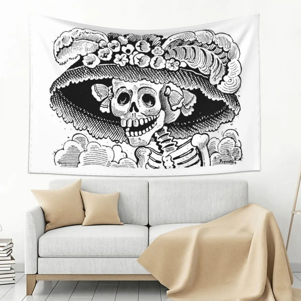 Dapper Skeleton La Calavera Catrina by Jose Posada Tapestry Decor For Bedroom Bedroom Deco Tapestry
Dapper Skeleton La Calavera Catrina by Jose Posada Tapestry Decor For Bedroom Bedroom Deco Tapestry