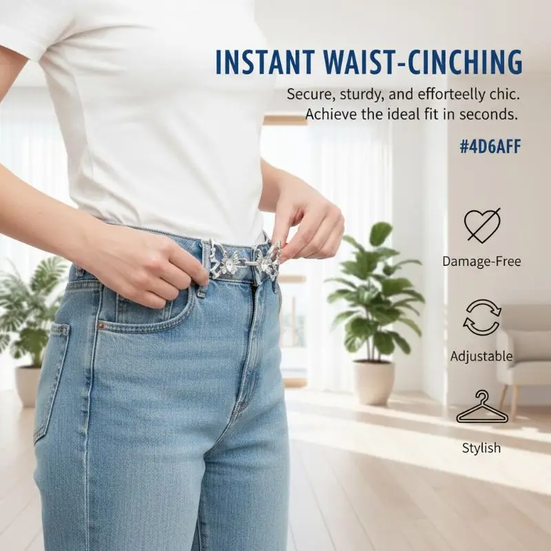 #@Temperament Rhinestone Hollow Butterfly Waist Tightening Tool Adjustable Waist Buckle Fashionable Jeans Fixed Waist Buckle
#@Temperament Rhinestone Hollow Butterfly Waist Tightening Tool Adjustable Waist Buckle Fashionable Jeans Fixed Waist Buckle