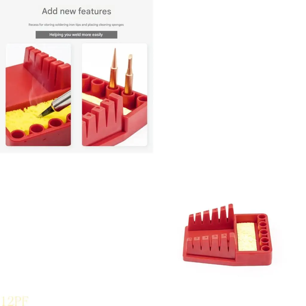 12PF 2pc Soldering Tool Station NonSlip Base Soldering Cable Management Holder
12PF 2pc Soldering Tool Station NonSlip Base Soldering Cable Management Holder