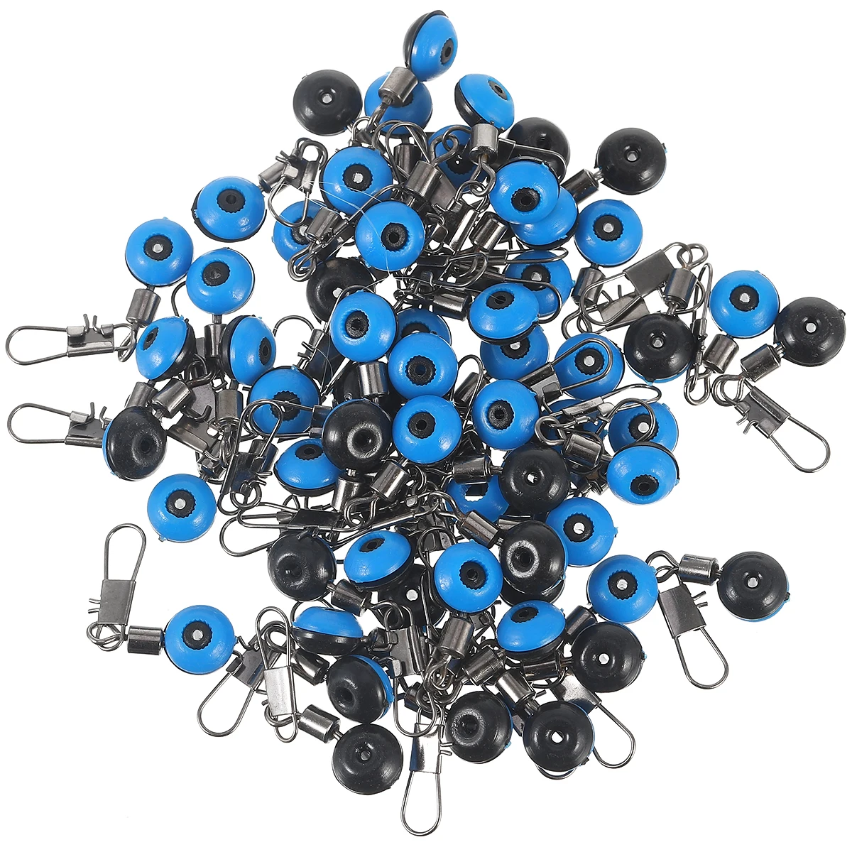 100pcs Fishing Accessories Stainless Steel Swivels Durable Tackle Clips Space Beans Connector Slide Line Lure Anti
100pcs Fishing Accessories Stainless Steel Swivels Durable Tackle Clips Space Beans Connector Slide Line Lure Anti