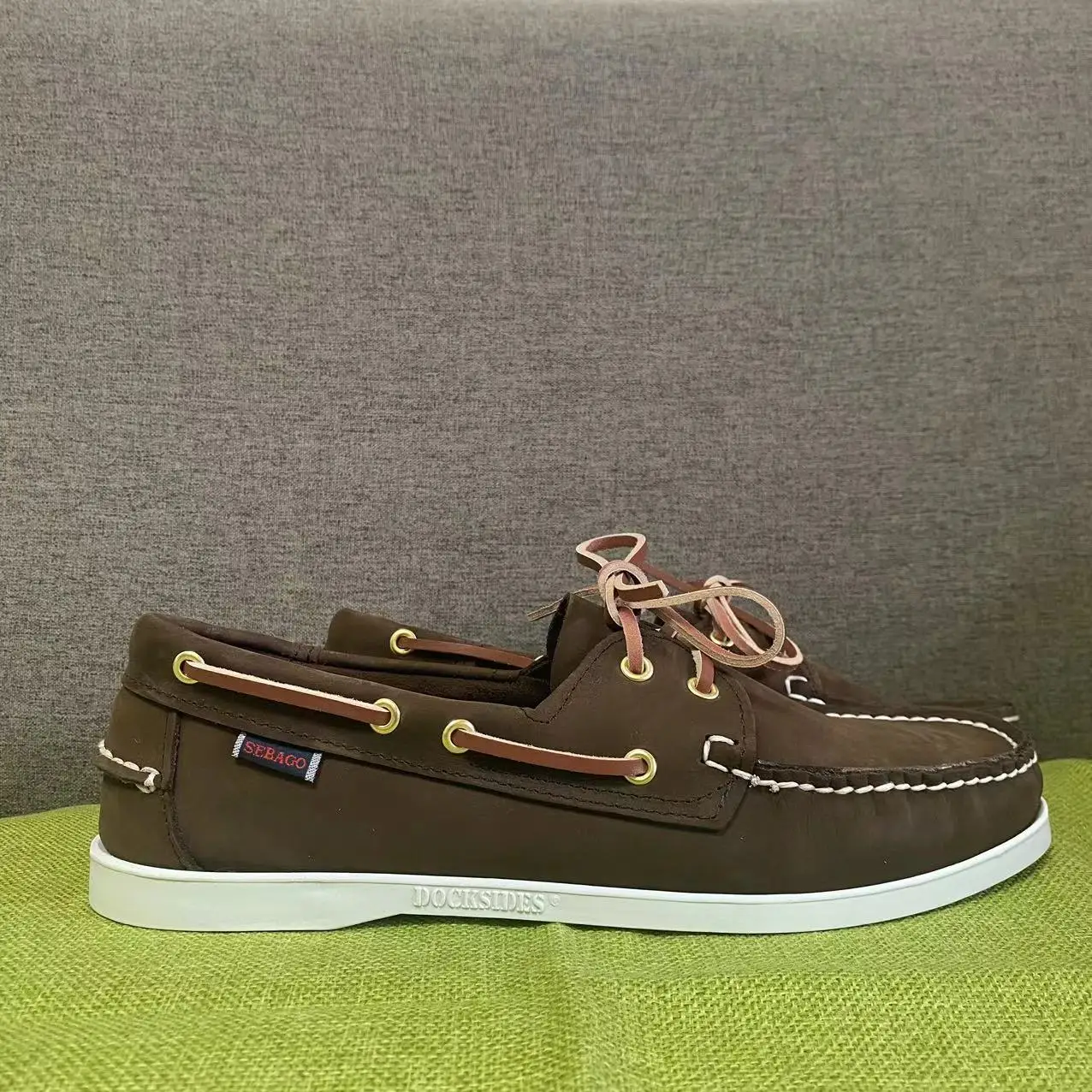 Men Authentic Sebago Homme Docksides Shoes - Premium Genuine Suede Leather Moc Toe Lace Up Boat Shoes Women AE27
Men Authentic Sebago Homme Docksides Shoes - Premium Genuine Suede Leather Moc Toe Lace Up Boat Shoes Women AE27