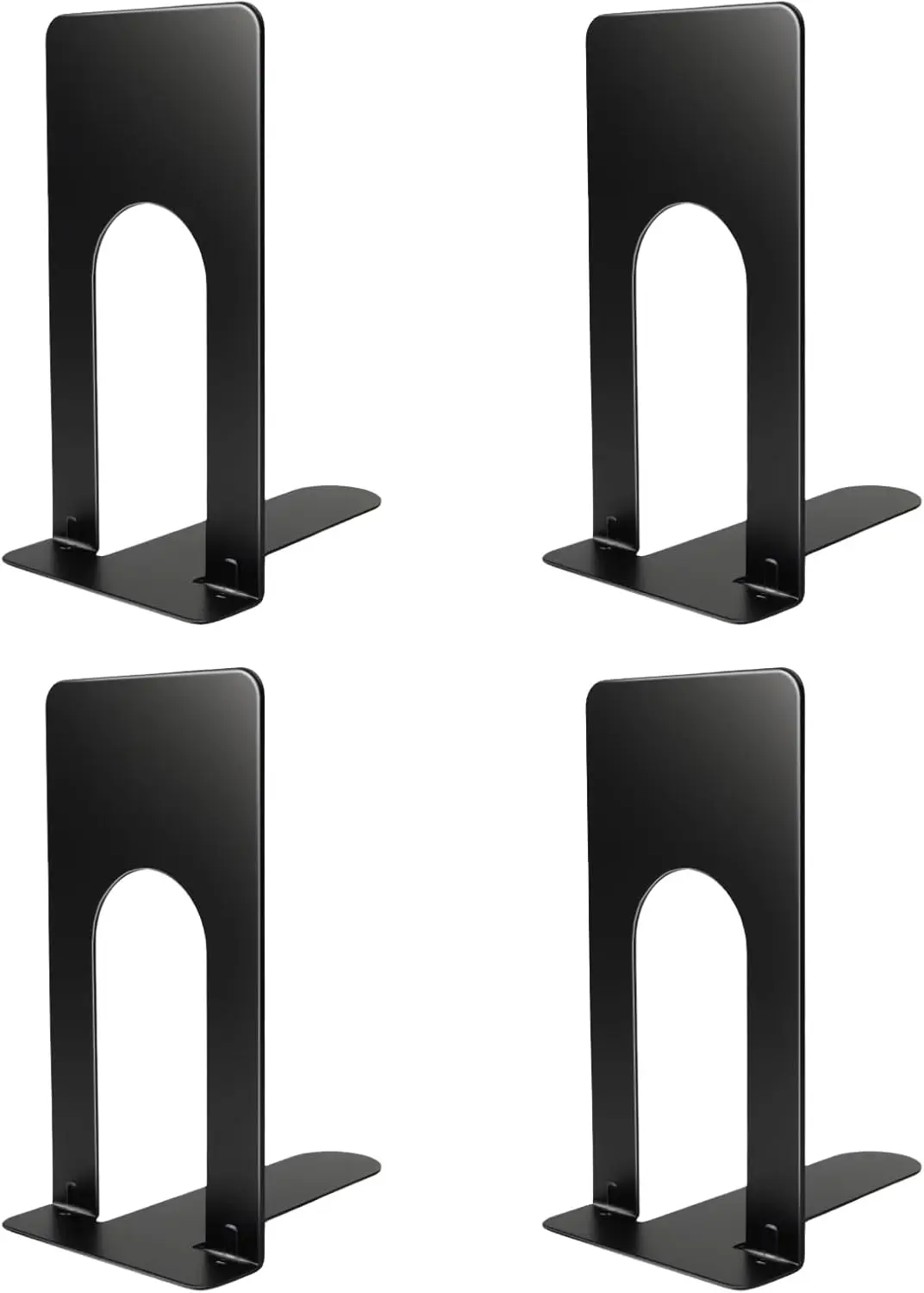 4 Pack Metal Book Ends for Shelves, Compact Book Stopper for Small Books, CDs, Vinyl Records, Desk & Classroom Organizer, 3.9x2.8x5.2 Inch
4 Pack Metal Book Ends for Shelves, Compact Book Stopper for Small Books, CDs, Vinyl Records, Desk & Classroom Organizer, 3.9x2.8x5.2 Inch
