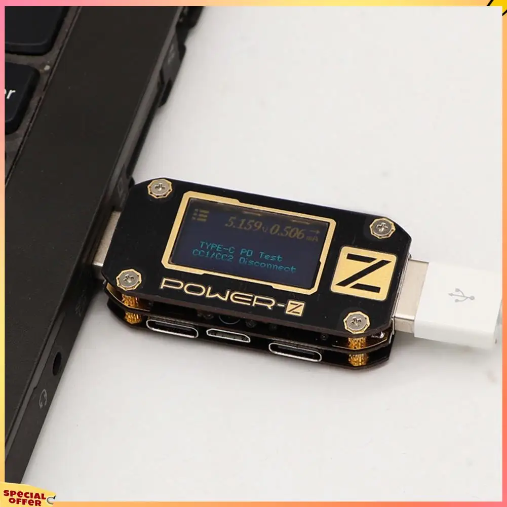 ABFI KM001 POWER-Z Портативный USB PD-тестер QC3.0 2.0 PD Цифровой вольтметр Цифровой измеритель напряжения и тока Детектор мощности
ABFI KM001 POWER-Z Портативный USB PD-тестер QC3.0 2.0 PD Цифровой вольтметр Цифровой измеритель напряжения и тока Детектор мощности