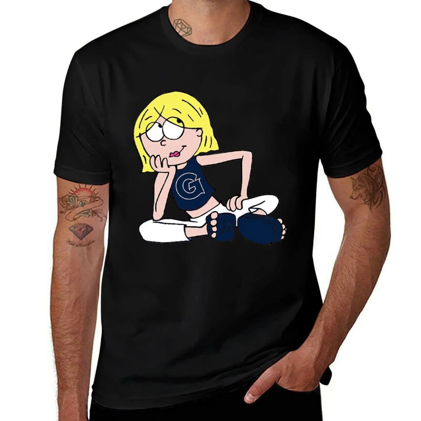 Georgetown Lizzie McGuire sticker T-Shirt Big Size Crew Neck T-Shirt
Georgetown Lizzie McGuire sticker T-Shirt Big Size Crew Neck T-Shirt