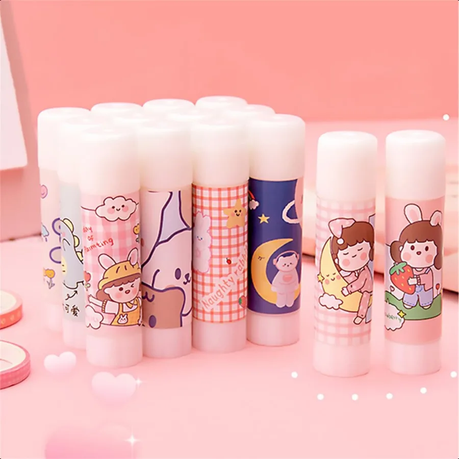 Solid Glues Kawaii Cartoon Solid Glue Stick Strong Adhesives for Student Stationery DIY Craft High Viscosity School plies 5pcs
Solid Glues Kawaii Cartoon Solid Glue Stick Strong Adhesives for Student Stationery DIY Craft High Viscosity School plies 5pcs