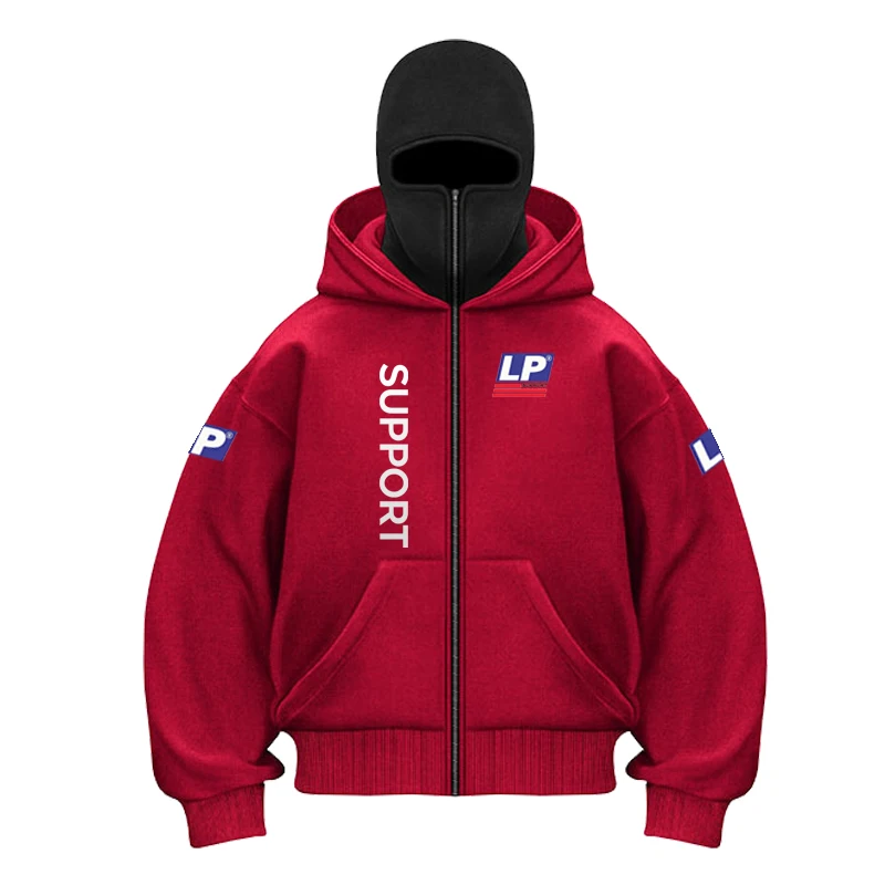 2026 LP SUPPORT logo Motorcycle Autumn/Winter New Men's Zipper Double Hat Hoodie Women's Outdoor Leisure Sports Fashion Racing T
2026 LP SUPPORT logo Motorcycle Autumn/Winter New Men's Zipper Double Hat Hoodie Women's Outdoor Leisure Sports Fashion Racing T