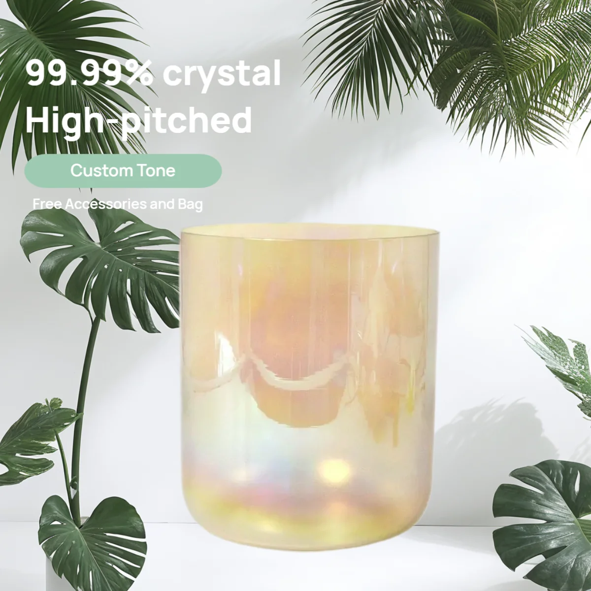 432Hz Crystal Singing Bowl Quartz Energy Cleansing Sound Bath with bag
432Hz Crystal Singing Bowl Quartz Energy Cleansing Sound Bath with bag