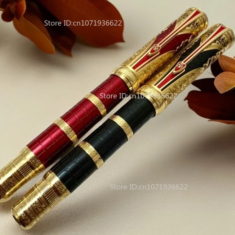 HONG DIAN Limited Edition Fountain Pen Authentic High End Black Gold Daqin Red Hand Polishing Long Knife Grinding Ink Pen Gifts
HONG DIAN Limited Edition Fountain Pen Authentic High End Black Gold Daqin Red Hand Polishing Long Knife Grinding Ink Pen Gifts