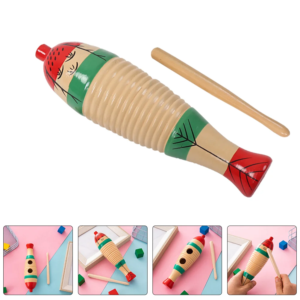 4 Sets Wooden Fish Toy Kids Toys Toddler Musical Plaything Latin Guiro Percussion Instrument Tool Instruments Child
4 Sets Wooden Fish Toy Kids Toys Toddler Musical Plaything Latin Guiro Percussion Instrument Tool Instruments Child