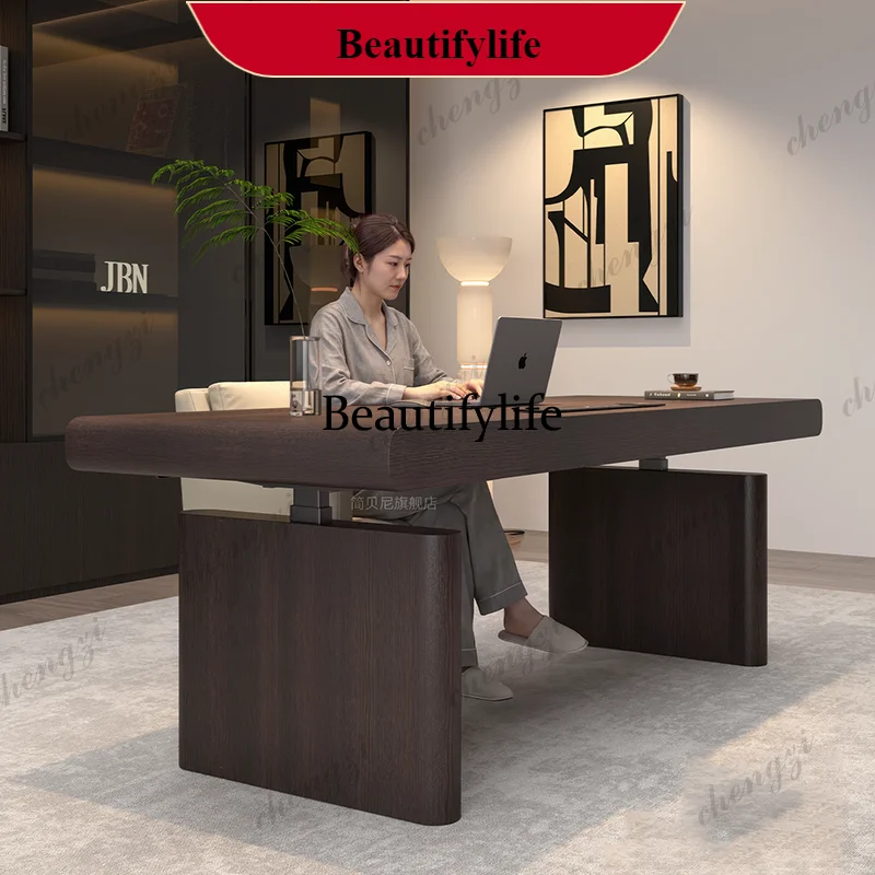 K182Minimalist Wooden Office Desk Study Executive Modern Decoration Luxury Office Desk Aesthetic
K182Minimalist Wooden Office Desk Study Executive Modern Decoration Luxury Office Desk Aesthetic