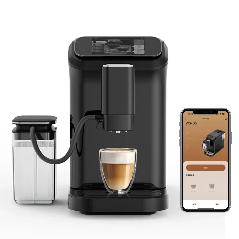 20Bar TFT Touch Screen Smart Wifi Cappuccino Latt Coffee Making Machine Fully Automatic
20Bar TFT Touch Screen Smart Wifi Cappuccino Latt Coffee Making Machine Fully Automatic