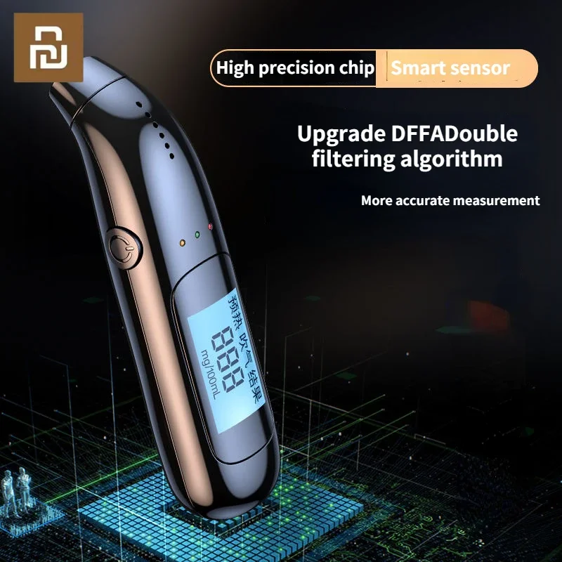 New Youpin Laiben Digital Alcohol Tester Professional Alcohol Detector Breathalyzer Police Alcotester LCD Digital Display
New Youpin Laiben Digital Alcohol Tester Professional Alcohol Detector Breathalyzer Police Alcotester LCD Digital Display