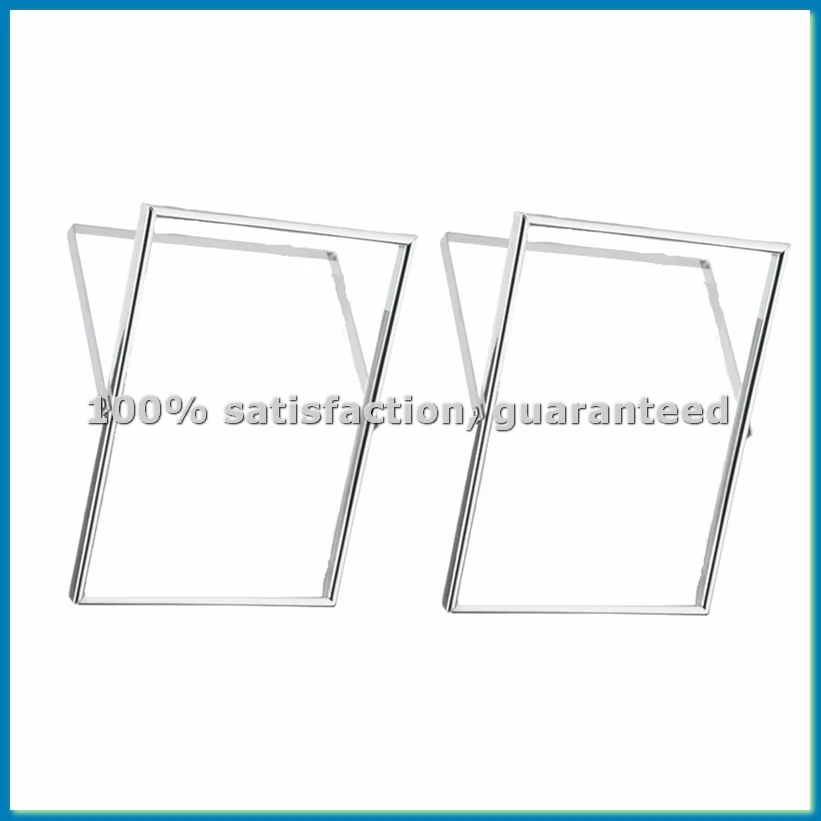 Набор из 2 серебряных фоторамок для вертикальной установки, металлические стеклянные рамки для фотографий, для настольного размещения - ABWY
Набор из 2 серебряных фоторамок для вертикальной установки, металлические стеклянные рамки для фотографий, для настольного размещения - ABWY