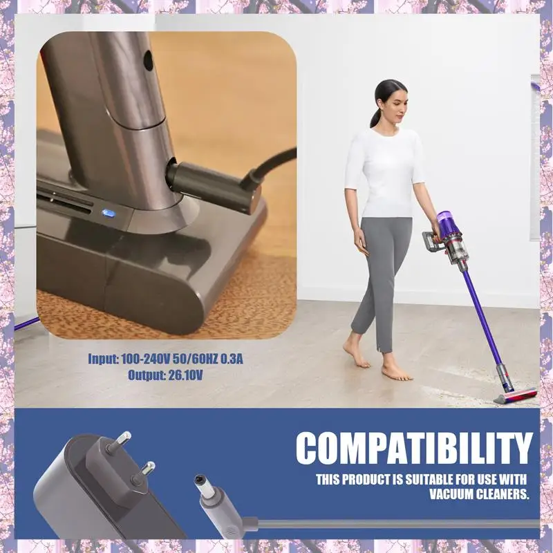Vacuum Cleaner Power Adapter Robot Cleaner Replacement Charger For Dyson V6 V7 V8 DC58 DC59 DC61 DC62 DC74 EU Plug
Vacuum Cleaner Power Adapter Robot Cleaner Replacement Charger For Dyson V6 V7 V8 DC58 DC59 DC61 DC62 DC74 EU Plug