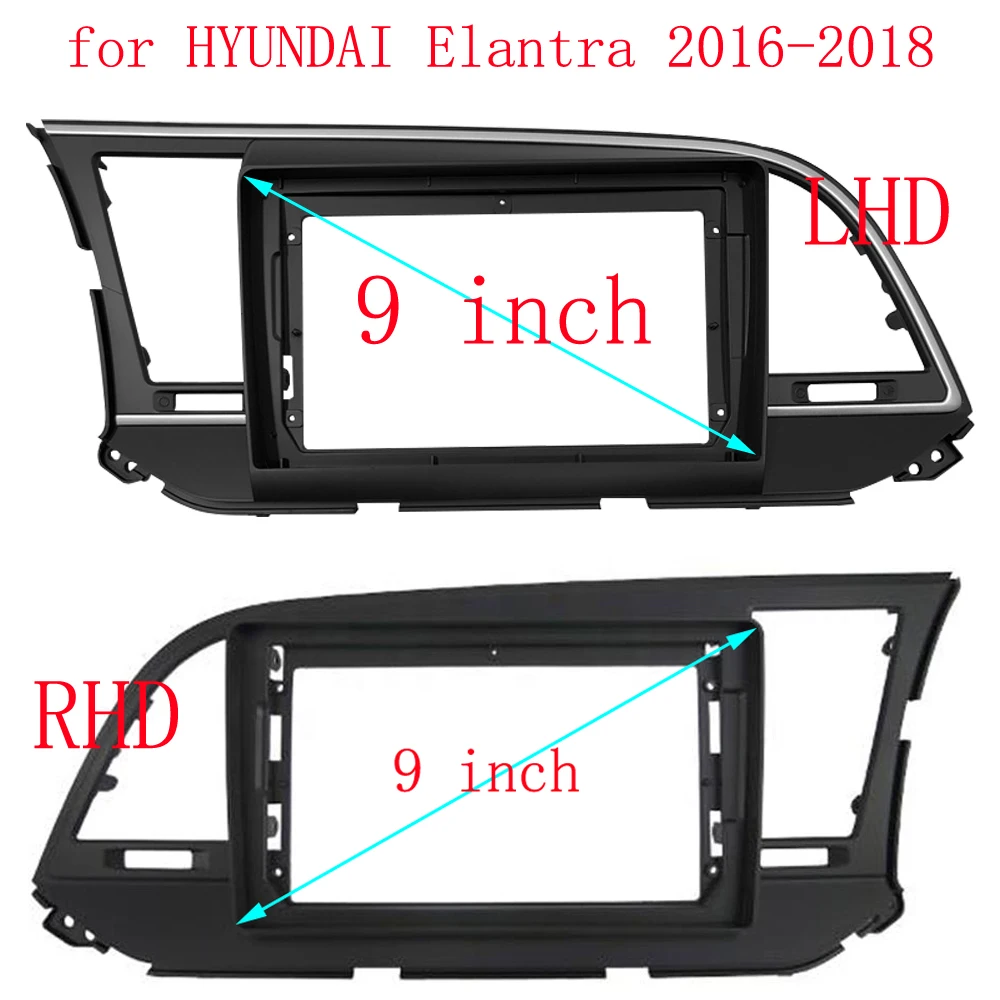 9 Inch Car Radio Installation DVD GPS Mp5 Plastic Fascia Panel Frame for HYUNDAI Elantra 6 2016-2018 Dash Mount Kit
9 Inch Car Radio Installation DVD GPS Mp5 Plastic Fascia Panel Frame for HYUNDAI Elantra 6 2016-2018 Dash Mount Kit