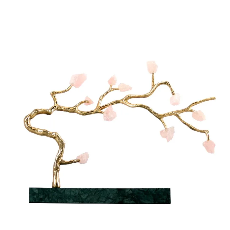 Light luxury high-end creative natural spar fortune tree ornament wine cabinet living room entrance decoration
Light luxury high-end creative natural spar fortune tree ornament wine cabinet living room entrance decoration