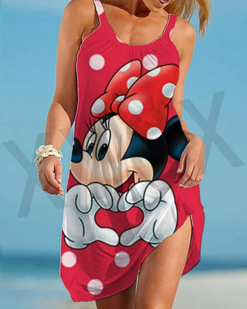 Disney Dresses For Women 2024 Mickey/Minnie Mouse Character Lovely Sleeveless Sling Dress Sexy Loose Dress Beach Dress XS-5XL
Disney Dresses For Women 2024 Mickey/Minnie Mouse Character Lovely Sleeveless Sling Dress Sexy Loose Dress Beach Dress XS-5XL