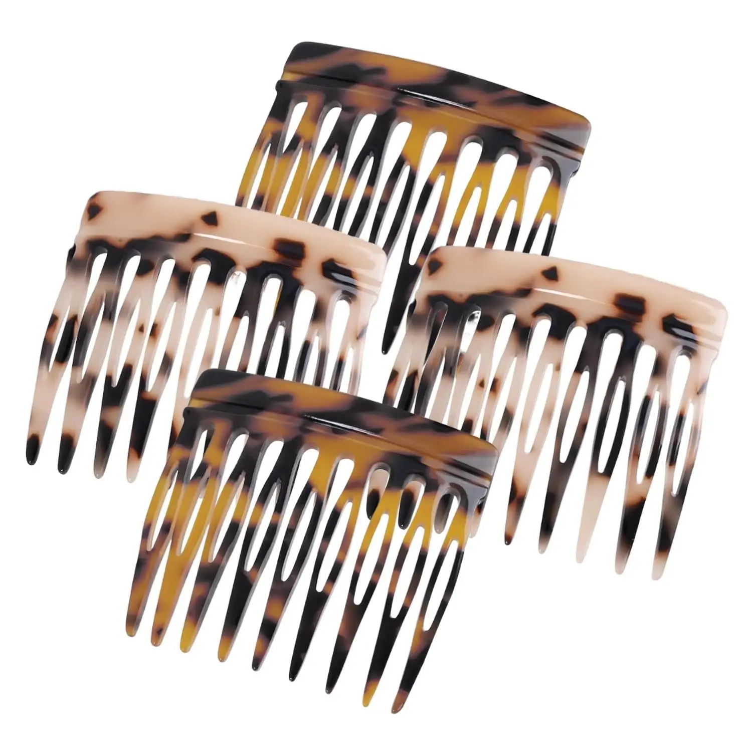 4 Pcs French Twist Hair Combs, Strong Hold Side Combs for Women, Tortoise Shell & Leopard
4 Pcs French Twist Hair Combs, Strong Hold Side Combs for Women, Tortoise Shell & Leopard