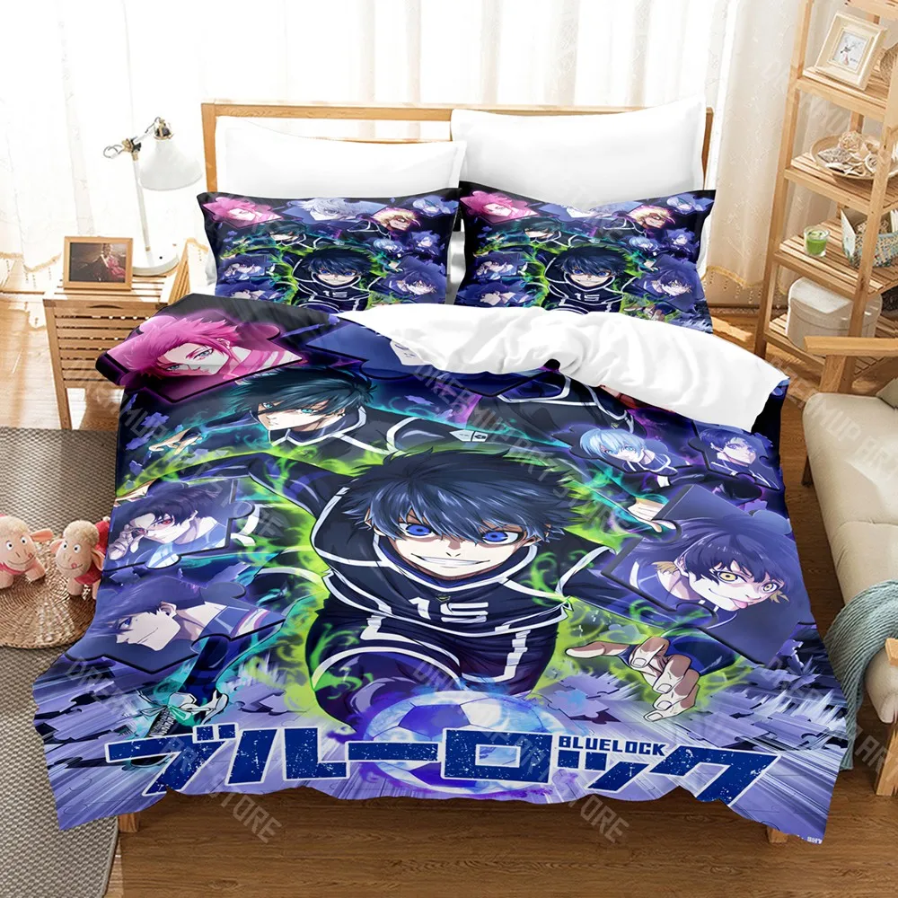 3D Print Hot Anime Blue Lock Bedding Set Duvet Cover Set King Queen Twin Double Size Comforter Cover Set For Teens and Boys
3D Print Hot Anime Blue Lock Bedding Set Duvet Cover Set King Queen Twin Double Size Comforter Cover Set For Teens and Boys