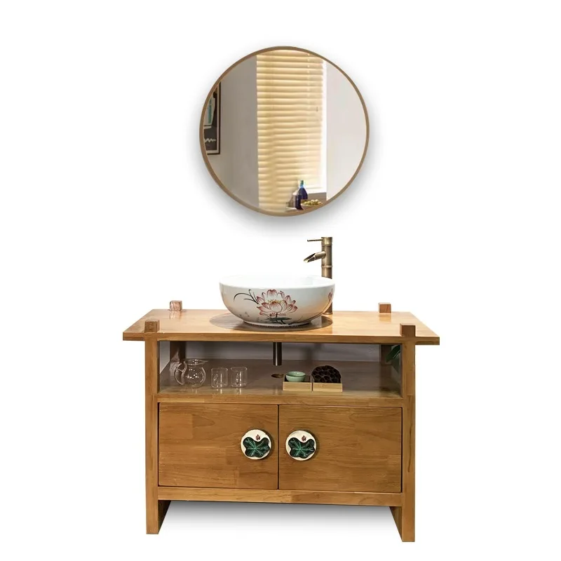 L китайский имитация ретро шкафа для ванной комнаты, высококачественный бревенчатый ветер, шкаф для ванной комнаты из цельного дерева, шкаф для раковины 
L китайский имитация ретро шкафа для ванной комнаты, высококачественный бревенчатый ветер, шкаф для ванной комнаты из цельного дерева, шкаф для раковины