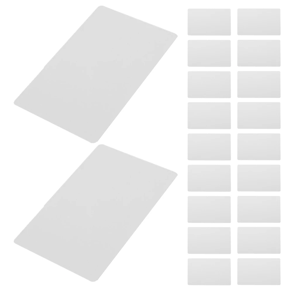20 Pcs Metal Business Card Cards Identity Projects Aluminum Alloy Blanks Sublimation for Printing Engraving
20 Pcs Metal Business Card Cards Identity Projects Aluminum Alloy Blanks Sublimation for Printing Engraving