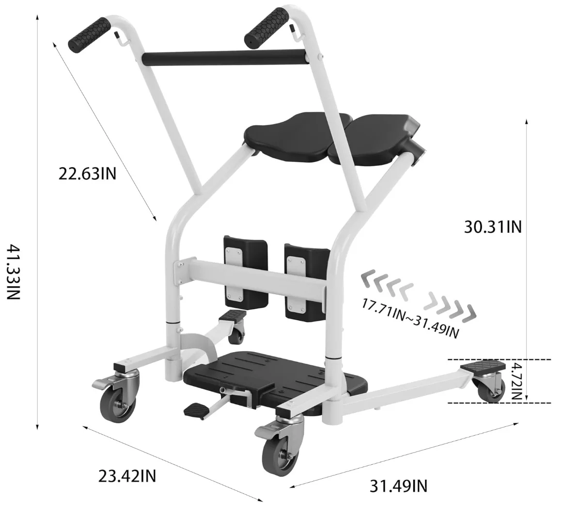 Mobility Stand Assist Patient Sit to Stand Aid Patient Transport Disability Aid Hospital Nursing Equipment
Mobility Stand Assist Patient Sit to Stand Aid Patient Transport Disability Aid Hospital Nursing Equipment
