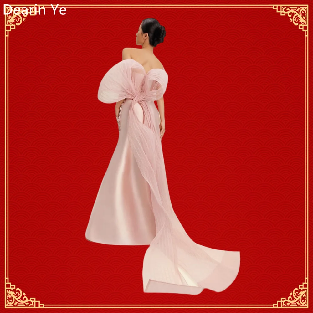 Formal Gown Saudi Arabia Dearin Strapless A-line Floor Length Open Back Skirts Tulle Bespoke Occasion Dresses Prom Evening Dress
Formal Gown Saudi Arabia Dearin Strapless A-line Floor Length Open Back Skirts Tulle Bespoke Occasion Dresses Prom Evening Dress