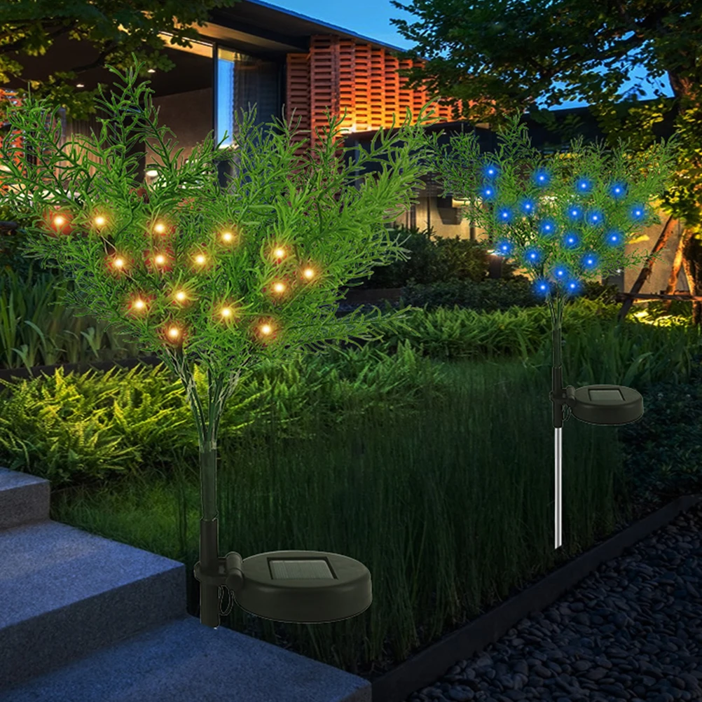 2Pcs Solar Christmas Tree Lights Outdoor Decorative Garden Scene Lamps Saving Xmas Lawn Driveway Inserting
2Pcs Solar Christmas Tree Lights Outdoor Decorative Garden Scene Lamps Saving Xmas Lawn Driveway Inserting