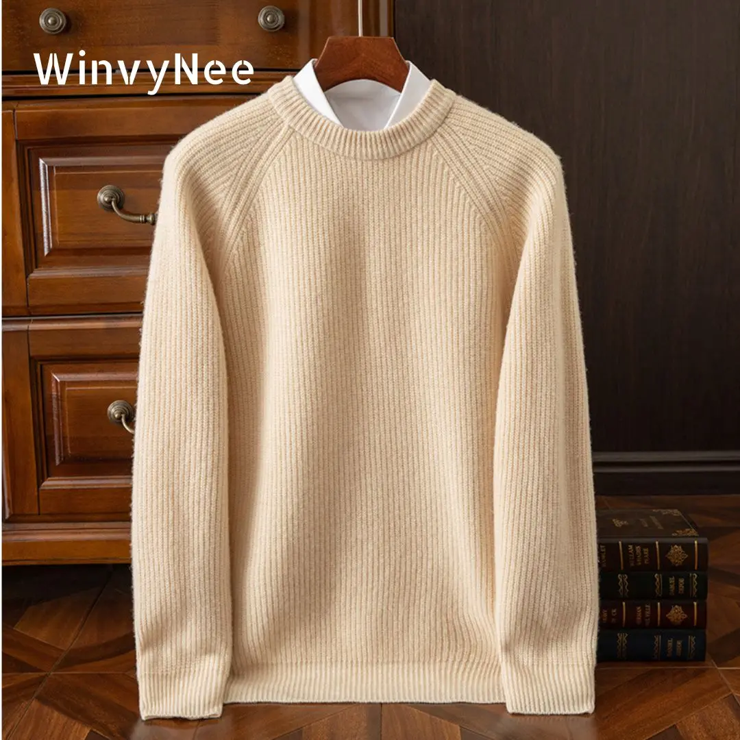 WinvyNee Man's Clothing 100% Wool Sweaters Winter Beige Warm O Neck Thick Long Sleeve Tops Knitwear Plus Size Pullovers M1103046
WinvyNee Man's Clothing 100% Wool Sweaters Winter Beige Warm O Neck Thick Long Sleeve Tops Knitwear Plus Size Pullovers M1103046