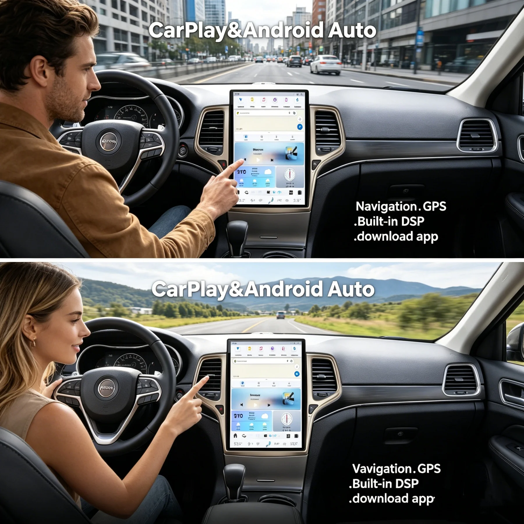 14.4 inch For Jeep Grand Cherokee 2011-2014-2021 Car GPS Navigation Touch Screen Android 13 Multimedia Player Radio Head Unit
14.4 inch For Jeep Grand Cherokee 2011-2014-2021 Car GPS Navigation Touch Screen Android 13 Multimedia Player Radio Head Unit