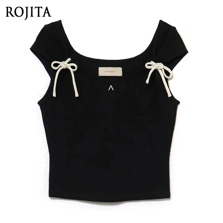 Women's Sweet Bow-Knot Square Neck Tank Top Slim Fit Ribbed Knit Crop Top Japanese Shoulder Bow Elastic Sleeveless Short Top
Women's Sweet Bow-Knot Square Neck Tank Top Slim Fit Ribbed Knit Crop Top Japanese Shoulder Bow Elastic Sleeveless Short Top