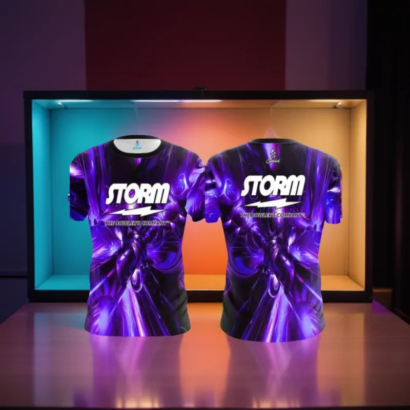 Лето 25, новая мужская быстросохнущая футболка с принтом Storm, униформа для боулинга, классическая удобная повседневная футболка, спортивная рубашка с короткими рукавами
Лето 25, новая мужская быстросохнущая футболка с принтом Storm, униформа для боулинга, классическая удобная повседневная футболка, спортивная рубашка с короткими рукавами