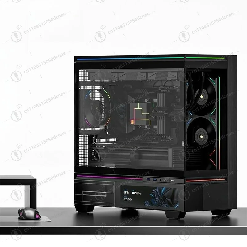 Panoramic View PC Case No Column M ATX ITX 360 Water Cooling Ready
Panoramic View PC Case No Column M ATX ITX 360 Water Cooling Ready