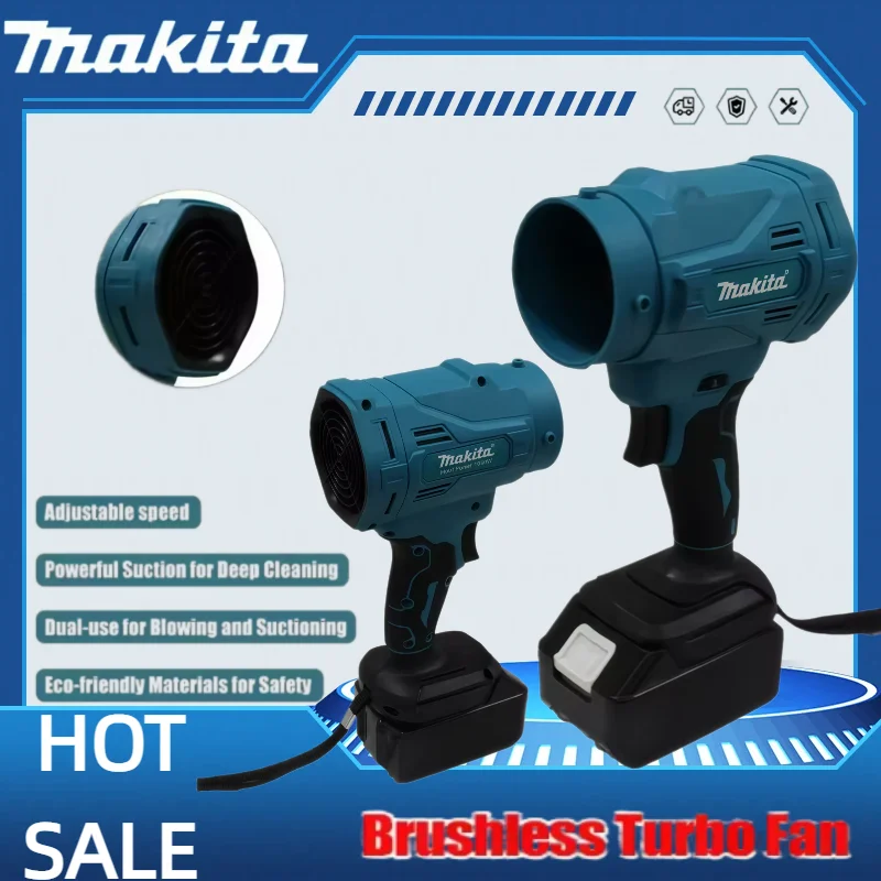 Makita 18V Battery High Speed Brushless Electric Air Blower 6-Gears Jet Turbo Fan Violent Fan Cordless Air Duster
Makita 18V Battery High Speed Brushless Electric Air Blower 6-Gears Jet Turbo Fan Violent Fan Cordless Air Duster