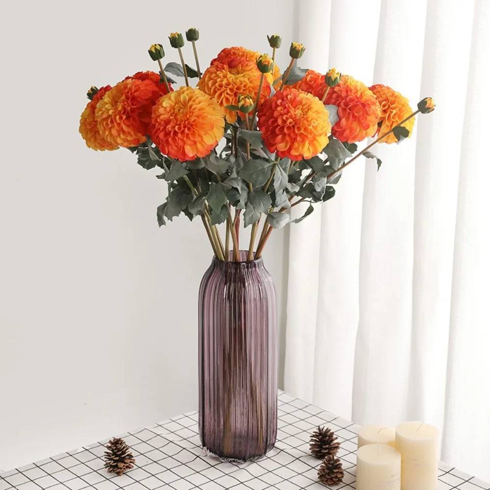 80cm Artificial Chrysanthemums Branch Real Touch Floral Art Simulation Dahlia Flowers 2 Heads Handmade Silk Fake Flowers
80cm Artificial Chrysanthemums Branch Real Touch Floral Art Simulation Dahlia Flowers 2 Heads Handmade Silk Fake Flowers