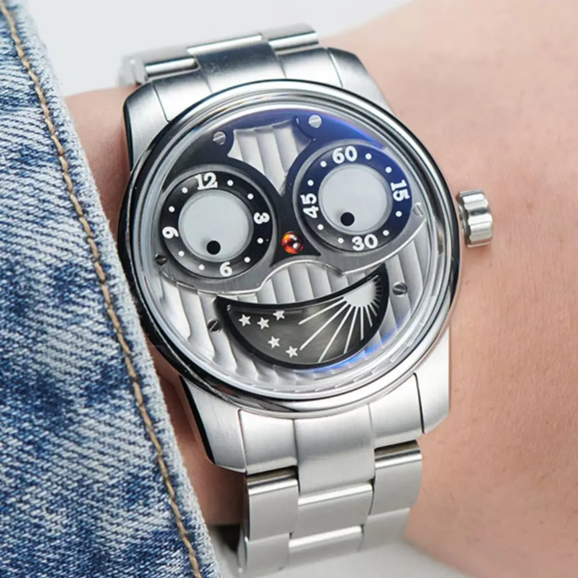 OBLVLO Men Automatic Watch 42MM Mechanical Wristwatch Joker Dials Can Work Luminous 50M Waterproof Sapphire Mirror Miyota Mov
OBLVLO Men Automatic Watch 42MM Mechanical Wristwatch Joker Dials Can Work Luminous 50M Waterproof Sapphire Mirror Miyota Mov
