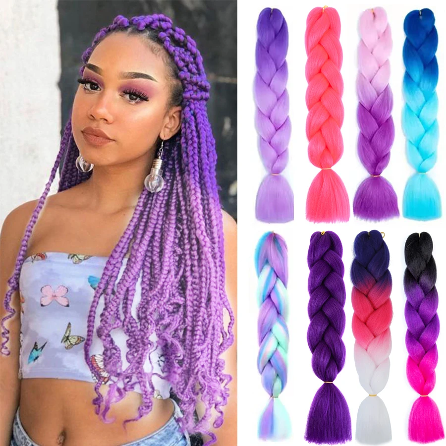 Synthetic 24Inch Long Jumbo Braids Extensions Yaki Straight Braiding Hair Afro Ombre Color Hair for Women
Synthetic 24Inch Long Jumbo Braids Extensions Yaki Straight Braiding Hair Afro Ombre Color Hair for Women