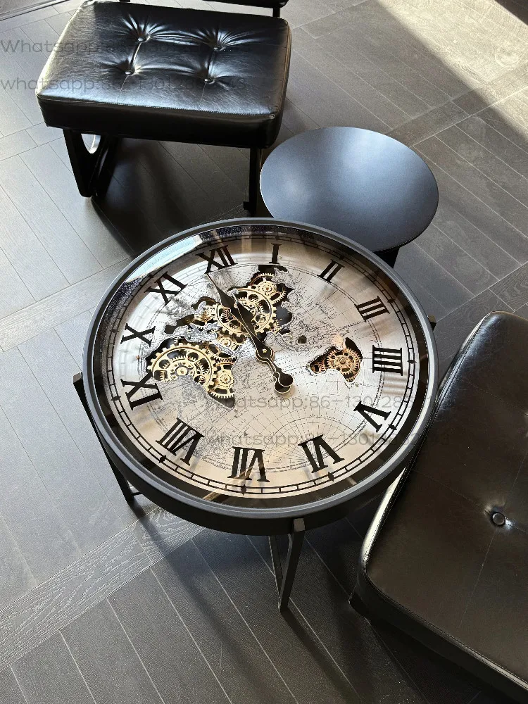 Retro high-end sense light luxury design sense American clock gear living room sofa side few small coffee table small apartment
Retro high-end sense light luxury design sense American clock gear living room sofa side few small coffee table small apartment