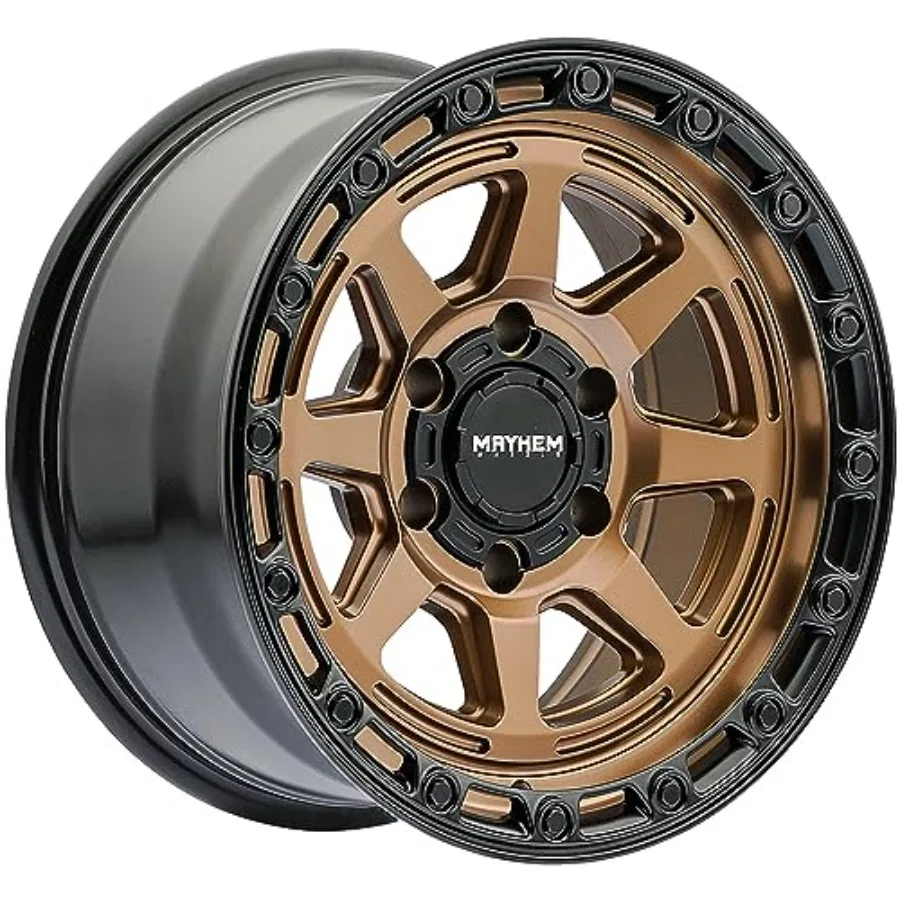 8306 Ridgeline Satin Bronze with Black Lip Wheel 17x8.5 inches 6x139 mm 6 mm Offset for Automotive Use
8306 Ridgeline Satin Bronze with Black Lip Wheel 17x8.5 inches 6x139 mm 6 mm Offset for Automotive Use