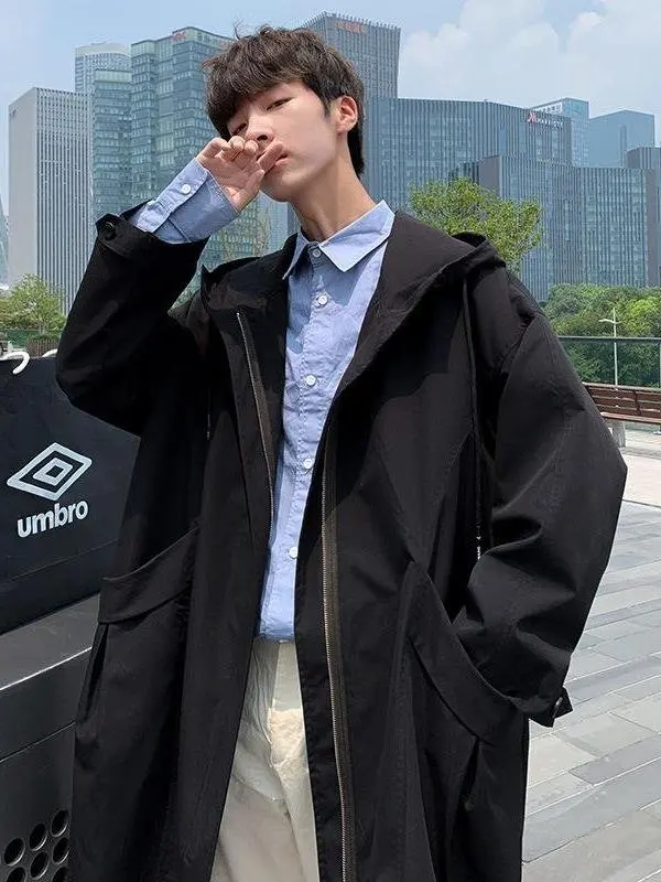 Мужская демисезонная куртка свободного кроя в корейском стиле, тонкая, с капюшоном, универсальная для всех сезонов
Мужская демисезонная куртка свободного кроя в корейском стиле, тонкая, с капюшоном, универсальная для всех сезонов