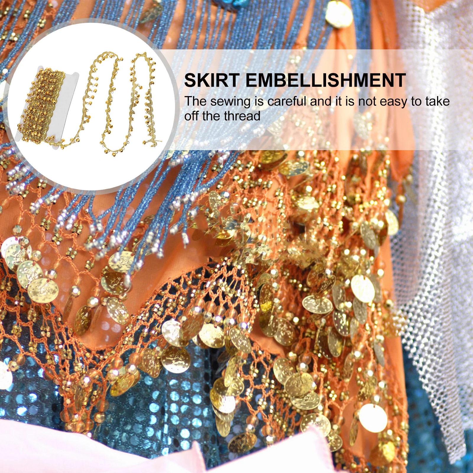 Bell Tassel Waist Chain Sexy Body Jewelry Fashion Accessories Performance Dance Wear DIY Belly Costumes
Bell Tassel Waist Chain Sexy Body Jewelry Fashion Accessories Performance Dance Wear DIY Belly Costumes