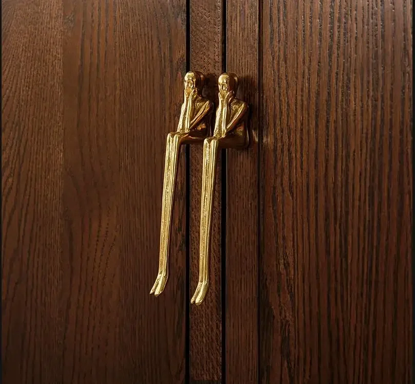 Little Golden Man Brass Handle Cabinet Pulls Door Knocker Drawer Knobs Metal Decorative Handles
Little Golden Man Brass Handle Cabinet Pulls Door Knocker Drawer Knobs Metal Decorative Handles