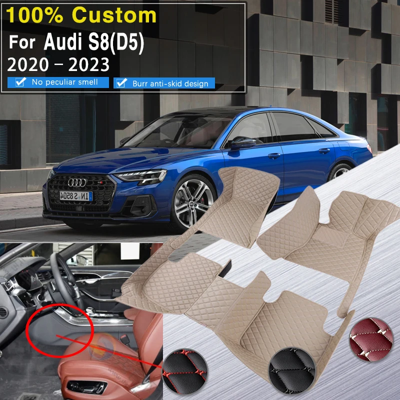 Кожаный автомобильный коврик для Audi S8 D5 4N 2020 2021 2022 2023, универсальные водонепроницаемые подушечки, коврик Tapetes Para Automovil, автомобильные аксессуары
Кожаный автомобильный коврик для Audi S8 D5 4N 2020 2021 2022 2023, универсальные водонепроницаемые подушечки, коврик Tapetes Para Automovil, автомобильные аксессуары