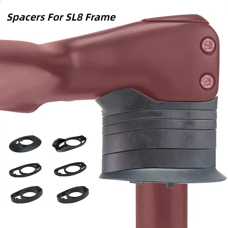 Road Bike Cockpit Handlebar Adapter Spacers Accessories For Original SL8 Frame
Road Bike Cockpit Handlebar Adapter Spacers Accessories For Original SL8 Frame