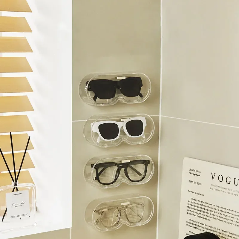 4pcs Punch-free Glasses Storage Rack Wall Mounted Sun-glasses Display Holder Wardrobe Decoration Storage Box Sunglass Organizer
4pcs Punch-free Glasses Storage Rack Wall Mounted Sun-glasses Display Holder Wardrobe Decoration Storage Box Sunglass Organizer
