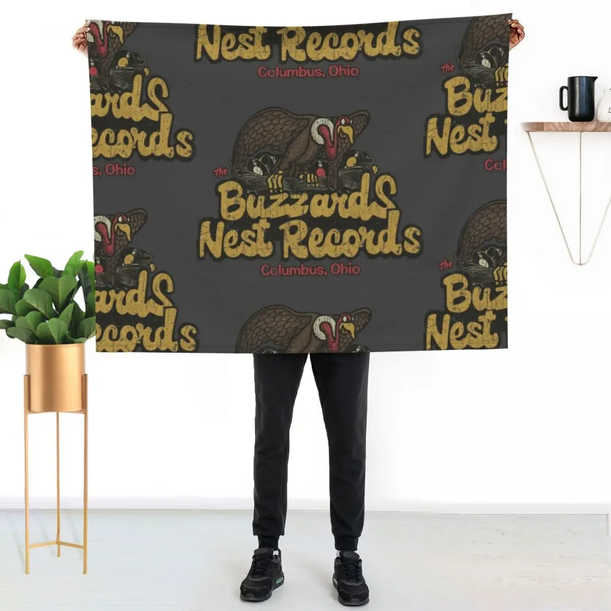 Buzzard's Nest Records 1976 Throw Blanket Cozy Microfiber Throw Blanket for Home Bedroom
Buzzard's Nest Records 1976 Throw Blanket Cozy Microfiber Throw Blanket for Home Bedroom