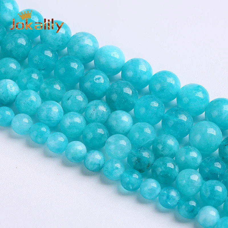 Natural Stone Amazonite Beads Round Loose Spacer Beads For Jewelry Making DIY Bracelets Necklaces Accessories 6 8 10mm Wholesale
Natural Stone Amazonite Beads Round Loose Spacer Beads For Jewelry Making DIY Bracelets Necklaces Accessories 6 8 10mm Wholesale