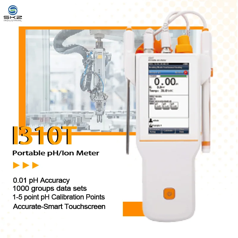 I310T Factory Price Handheld Ph/Ion Meter OEM/ODM Multi-parameter Analyzer ISE Meter for Testing Chlorine of Pool Water
I310T Factory Price Handheld Ph/Ion Meter OEM/ODM Multi-parameter Analyzer ISE Meter for Testing Chlorine of Pool Water