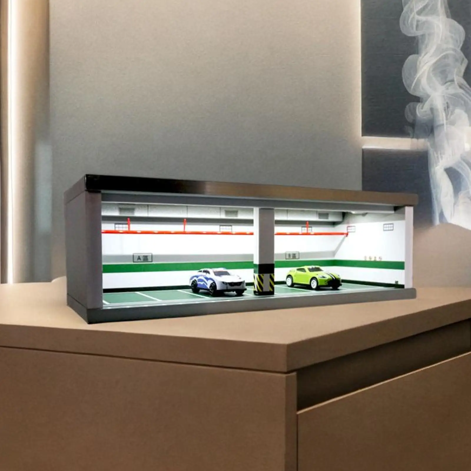 Model Car Display Case 1/64 Scale Micro Landscape Decor Ornament Collectible Gift Toy Car Storage Parking Lot Scene Storage Box
Model Car Display Case 1/64 Scale Micro Landscape Decor Ornament Collectible Gift Toy Car Storage Parking Lot Scene Storage Box